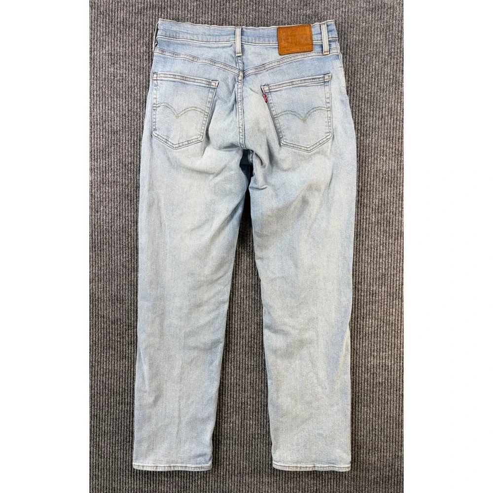 Levis Mens Athletic Taper 541 Jeans 33X32 Actual 32X30 Denim Premium Faded
